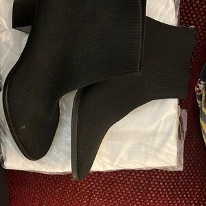 Black Stretch Booties
